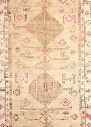 Vintage Hand Knotted Wide Long Runner