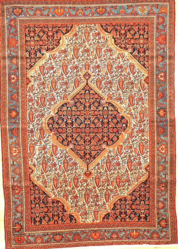 Antique Hand Knotted Traditional Design Collectable Rug ...