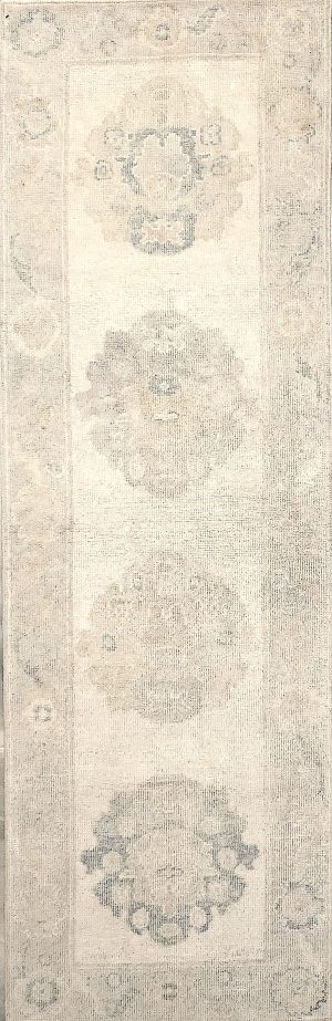 Decorative Hand Knotted Short Runner Rug