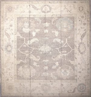 Hand Knotted Decorative Square Room Size Rug