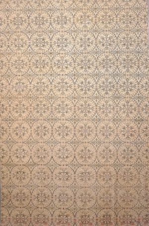 Distressed Hand Knotted Old Room Size Rug