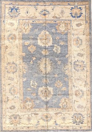 Hand Knotted Foyer Size Oriental Design Rug