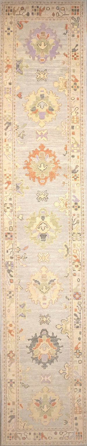 Hand Knotted Decorative Long Colorful Runner Rug