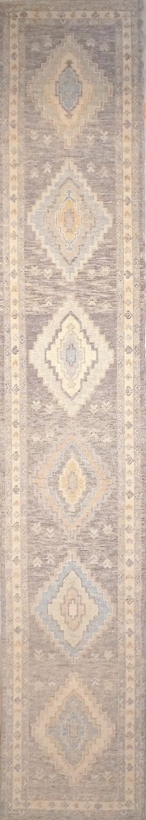 Hand Knotted Decorative Extra Long Runner Rug