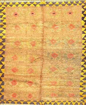 Vintage Hand Knotted Decorative Small Size Rug