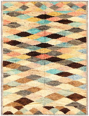 Decorative Hand Knotted Small Room Size Rug