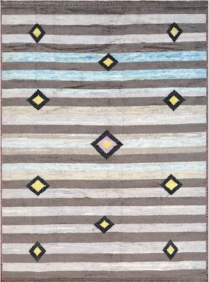 Decorative Hand Knotted Colorful Room Size Rug