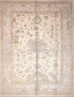 Hand Knotted Old Look Room Size Decorative Rug