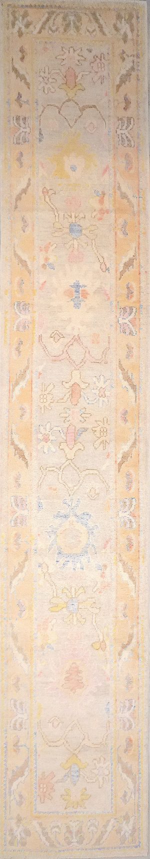Decorative Hand Knotted Long Colorful Runner Rug