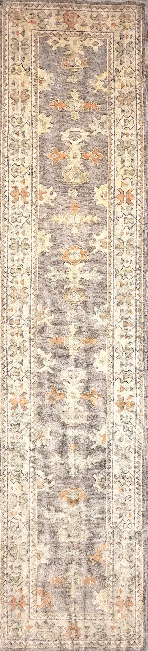 Hand Knotted Old Look Long Decorative Runner Rug