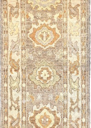 Decorative Hand Knotted Short Runner Rug