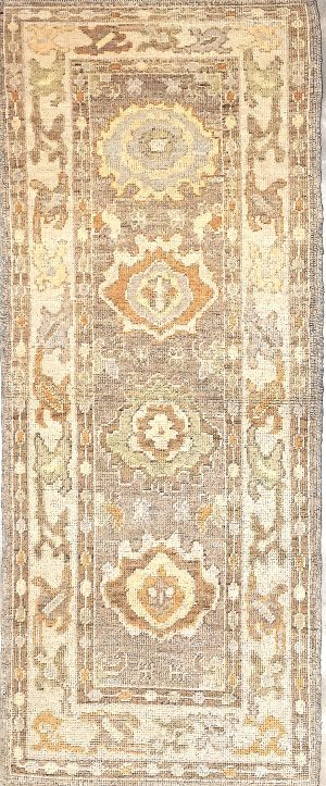 Decorative Hand Knotted Short Runner Rug