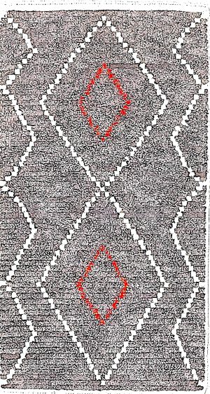 Hand Knotted Decorative Doormat Size Rug