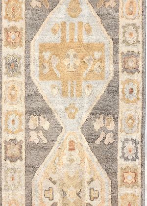 Hand Knotted Decorative Old look Runner Rug