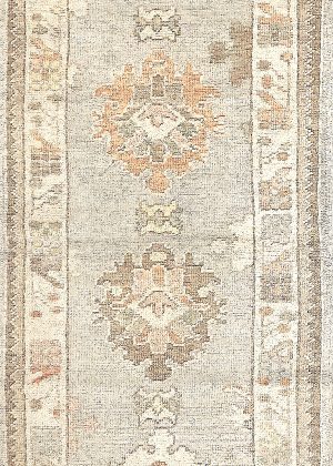 Decorative Hand Knotted Old Look Long Runner Rug