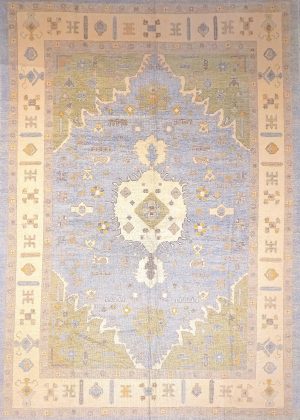 Decorative Hand Knotted Large Room Colorful Rug