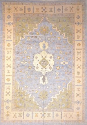 Decorative Hand Knotted Large Room Colorful Rug