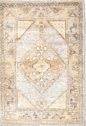 Hand Knotted Decorative Doormat Size Rug