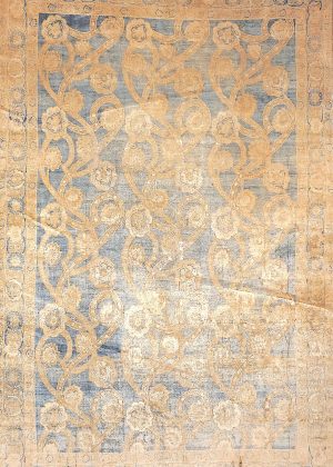 Old Hand Knotted Decorative Room Size Rug