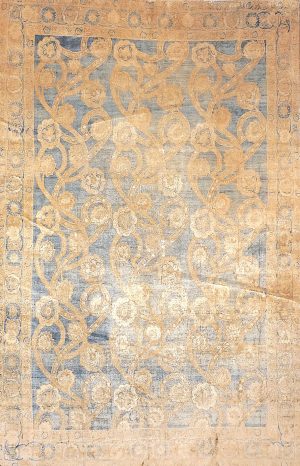 Old Hand Knotted Decorative Room Size Rug