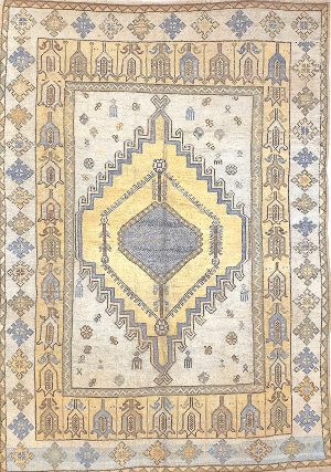 Hand Knotted Decorative Small Room Size Rug