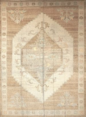 Old Look Hand Knotted Decorative Room Size Rug