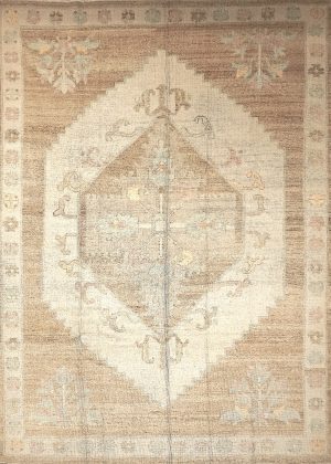 Old Look Hand Knotted Decorative Room Size Rug