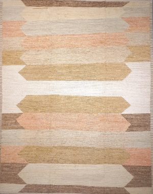Decorative Hand Knotted FlatWeave Room Size Rug