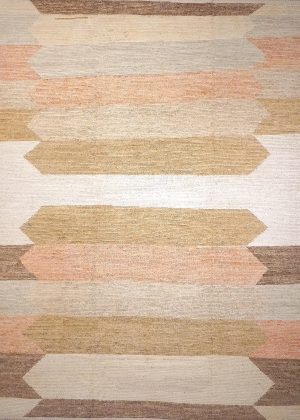 Decorative Hand Knotted FlatWeave Room Size Rug
