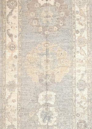 Decorative Hand Knotted Wide&Short Runner Rug