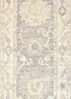Old Look Hand Knotted Decorative Small Size Rug