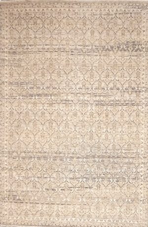 Hand Knotted Decorative Small Room Size Rug
