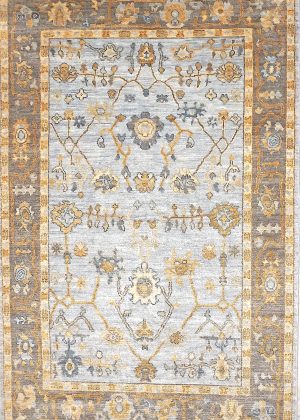Hand Knotted Decorative Oriental Design Rug