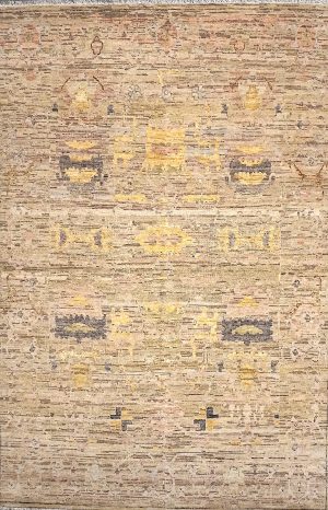 Decorative Hand Knotted Small Room Size Rug