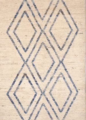 Hand Knotted Wide&Short Runner Rug
