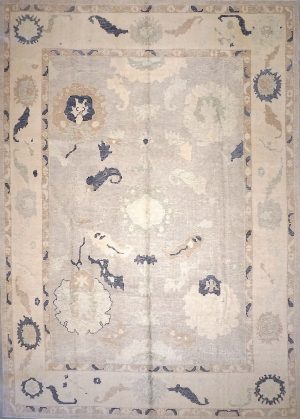 Hand Knotted Old Look Large Size Decorative Rug