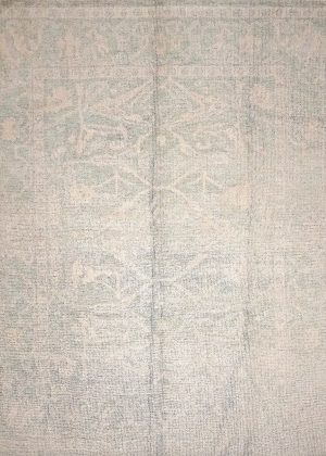 Old Look Hand Knotted Room Size Decorative Rug