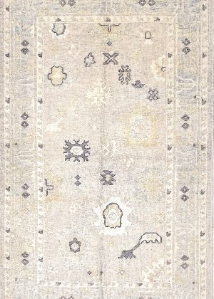 Hand Knotted Old Look Foyer Size Decorative Rug