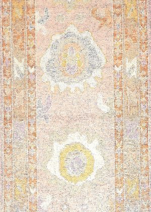 Hand Knotted Old Look Decorative Runner Rug