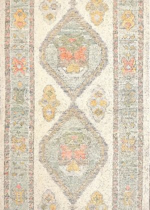 Decorative Hand Knotted Colorful Runner Rug