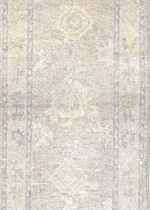 Old Look Hand Knotted Long Runner Rug