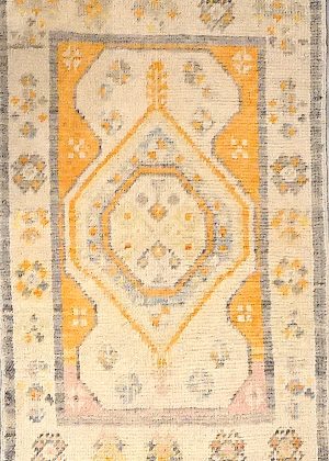 Decorative Hand Knotted Doormat Size Rug