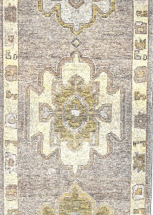 Hand Knotted Decorative Old Look Runner Rug
