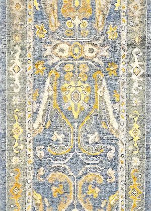 Decorative Hand Knotted Short Runner Rug