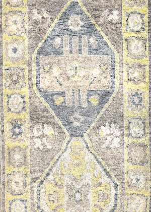 Decorative Hand Knotted Old look Runner Rug