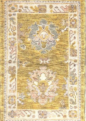 Hand Knotted Doormat Size Decorative Rug