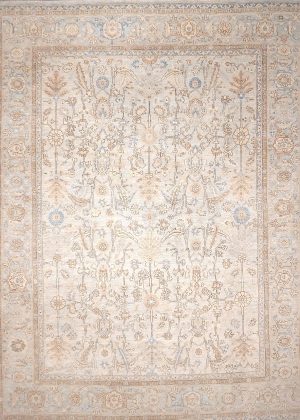 Old Look Hand Knotted Decorative Room Size Rug