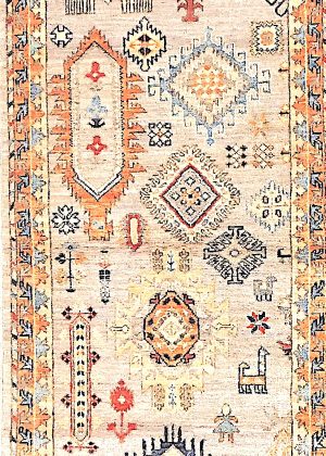 Hand Knotted Decorative Long Runner Rug