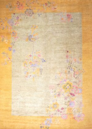 Hand Knotted Decorative Room Size Rug