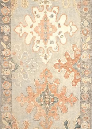 Decorative Hand Knotted Wide&Short Runner Rug